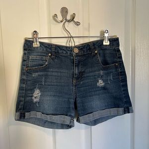 Denim shorts